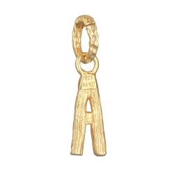 Elli "Anhänger A Organic< Personalisierter Schmuck|Anhänger & Charms