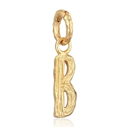 Elli "Anhänger B Organic< Personalisierter Schmuck|Anhänger & Charms