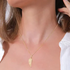 Elli "Anhänger Flügel< Anhänger & Charms|Echtgold