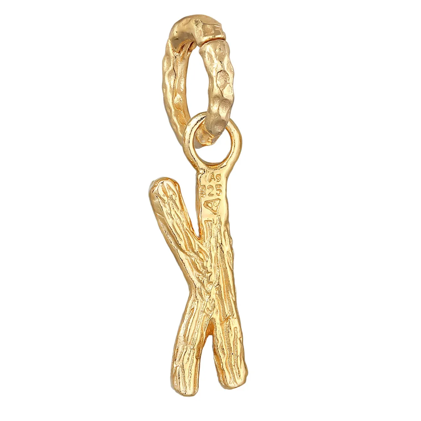 Elli "Anhänger K Organic< Personalisierter Schmuck|Anhänger & Charms