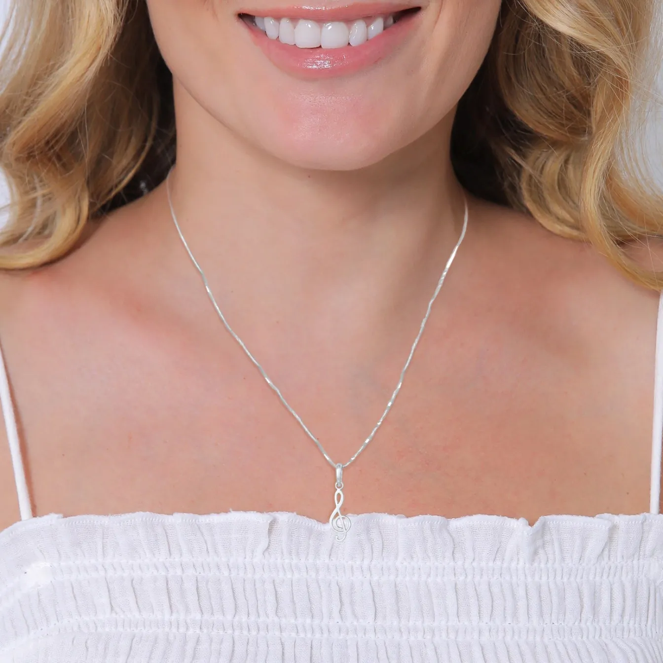 Elli "Anhänger Notenschlüssel< Symbol-schmuck|Anhänger & Charms