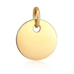 Elli "Anhänger Plättchen< Anhänger & Charms|Echtgold