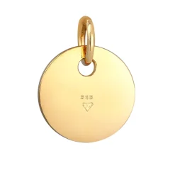 Elli "Anhänger Plättchen< Anhänger & Charms|Echtgold
