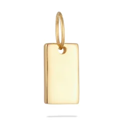Elli "Anhänger Plättchen Rechteck< Anhänger & Charms|Echtgold