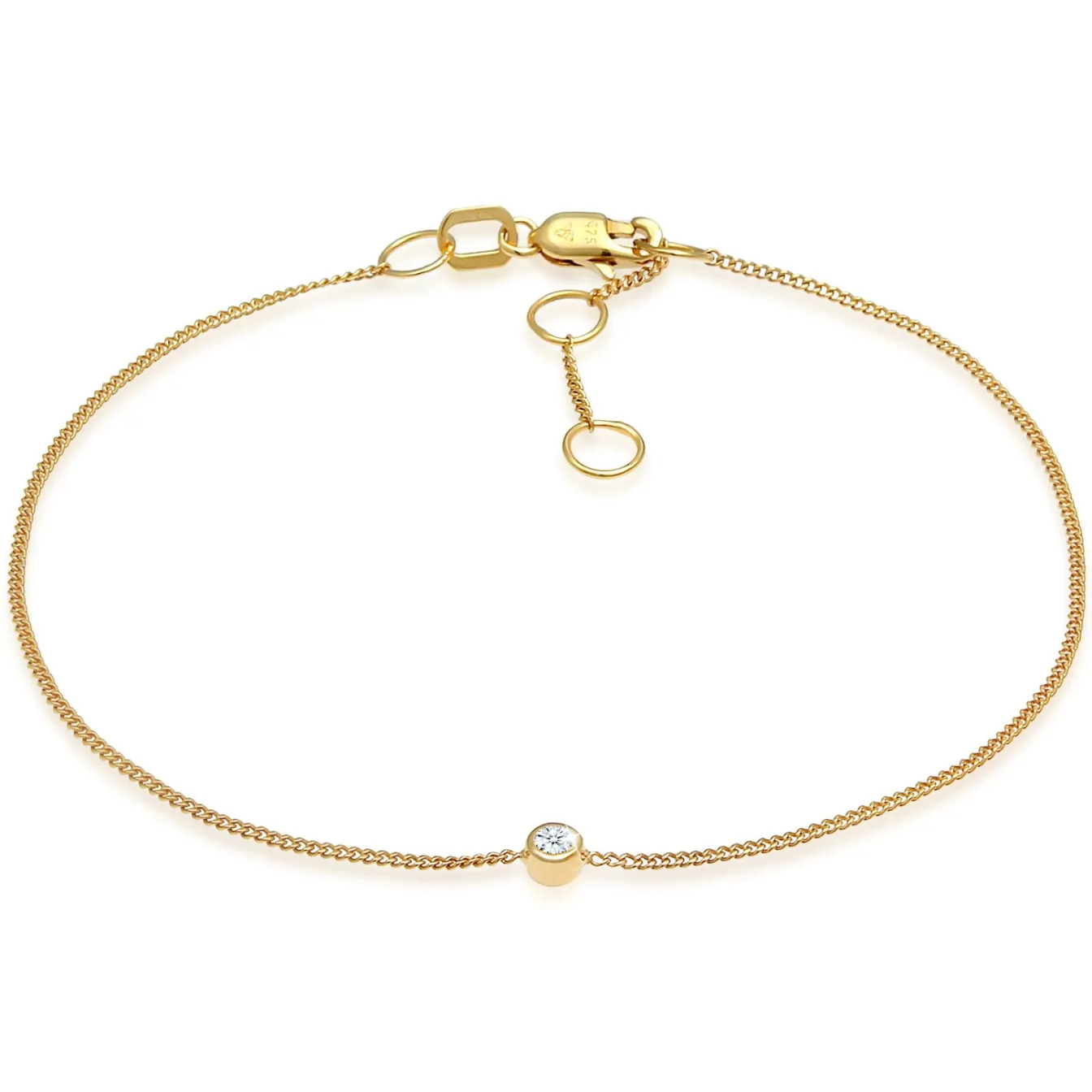 Elli "Armband | Diamant ( Weiß, 0,03 ct )< Armbänder|Echtgold