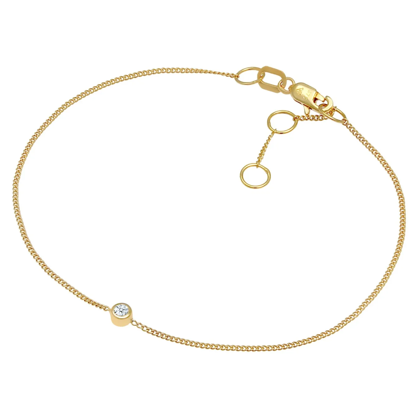 Elli "Armband | Diamant ( Weiß, 0,03 ct )< Armbänder|Echtgold