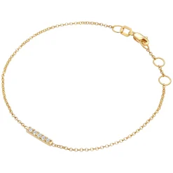 Elli "Armband | Diamant ( Weiß, 0,075 ct )< Diamanten|Armbänder