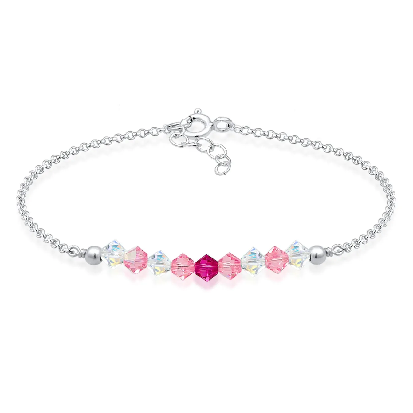 Elli "Armband | Kristall ( Pink )<Kinder Kinderschmuck