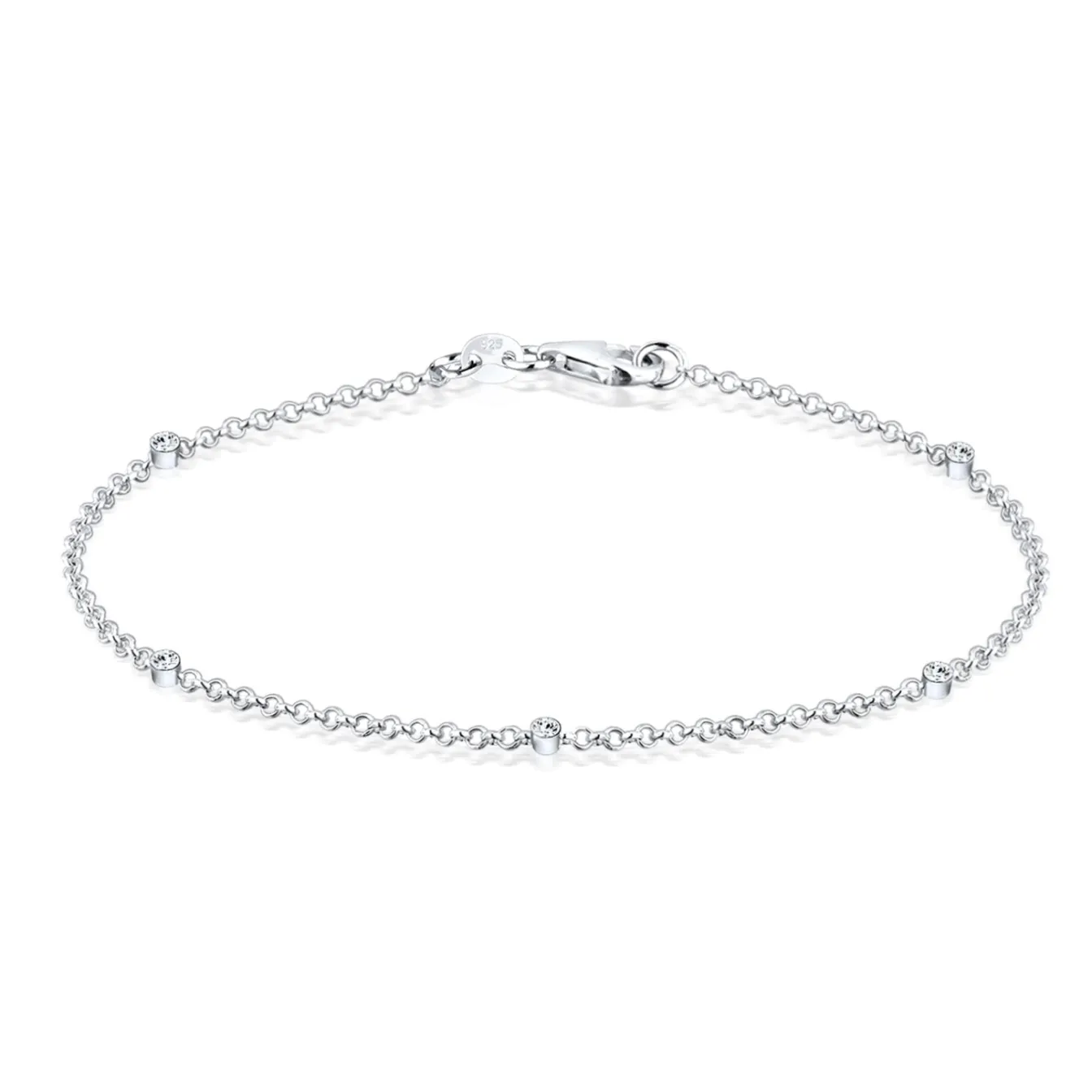 Elli "Armband | Kristall (Weiß)< Armbänder|Vergoldet