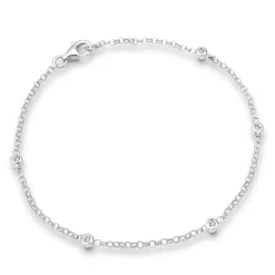 Elli "Armband | Kristall (Weiß)< Armbänder|Silber