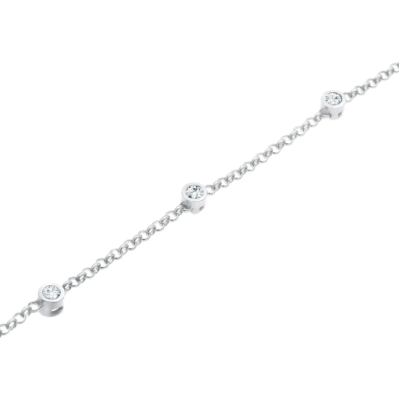 Elli "Armband | Kristall (Weiß)< Armbänder|Silber
