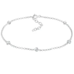 Elli "Armband | Kristall (Weiß)< Armbänder|Silber