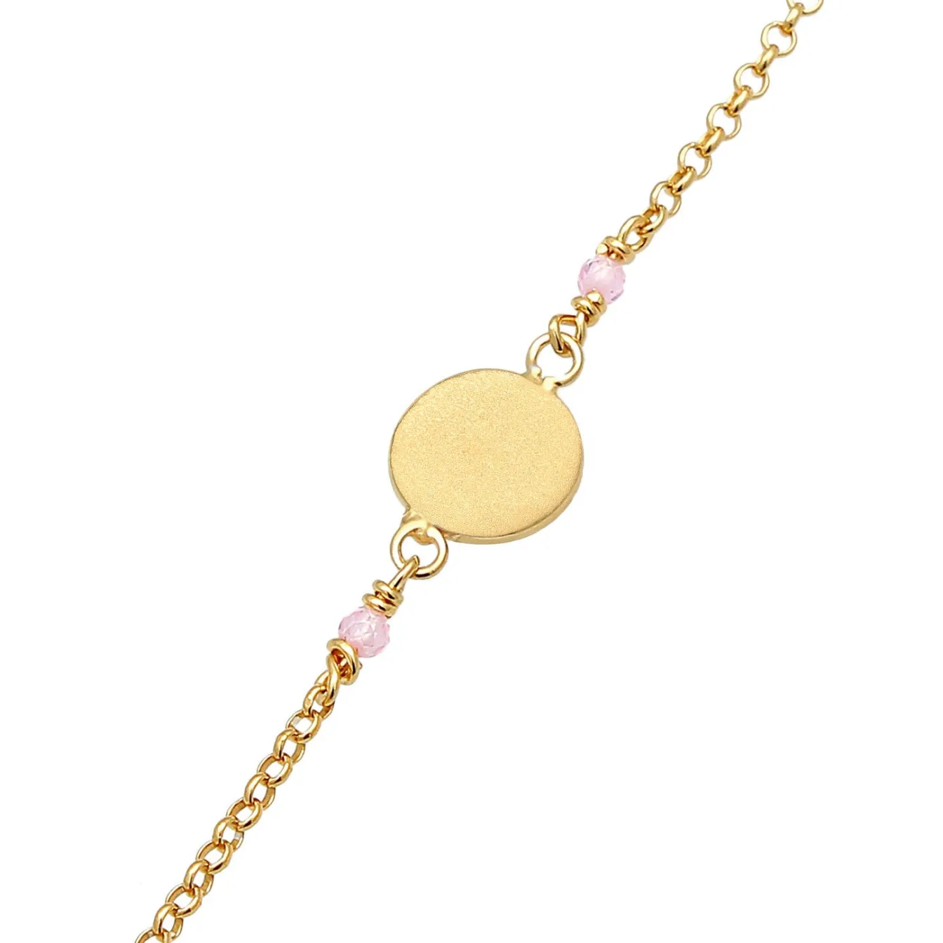 Elli "Armband | Quarz ( Rosa )< Armbänder|Vergoldet