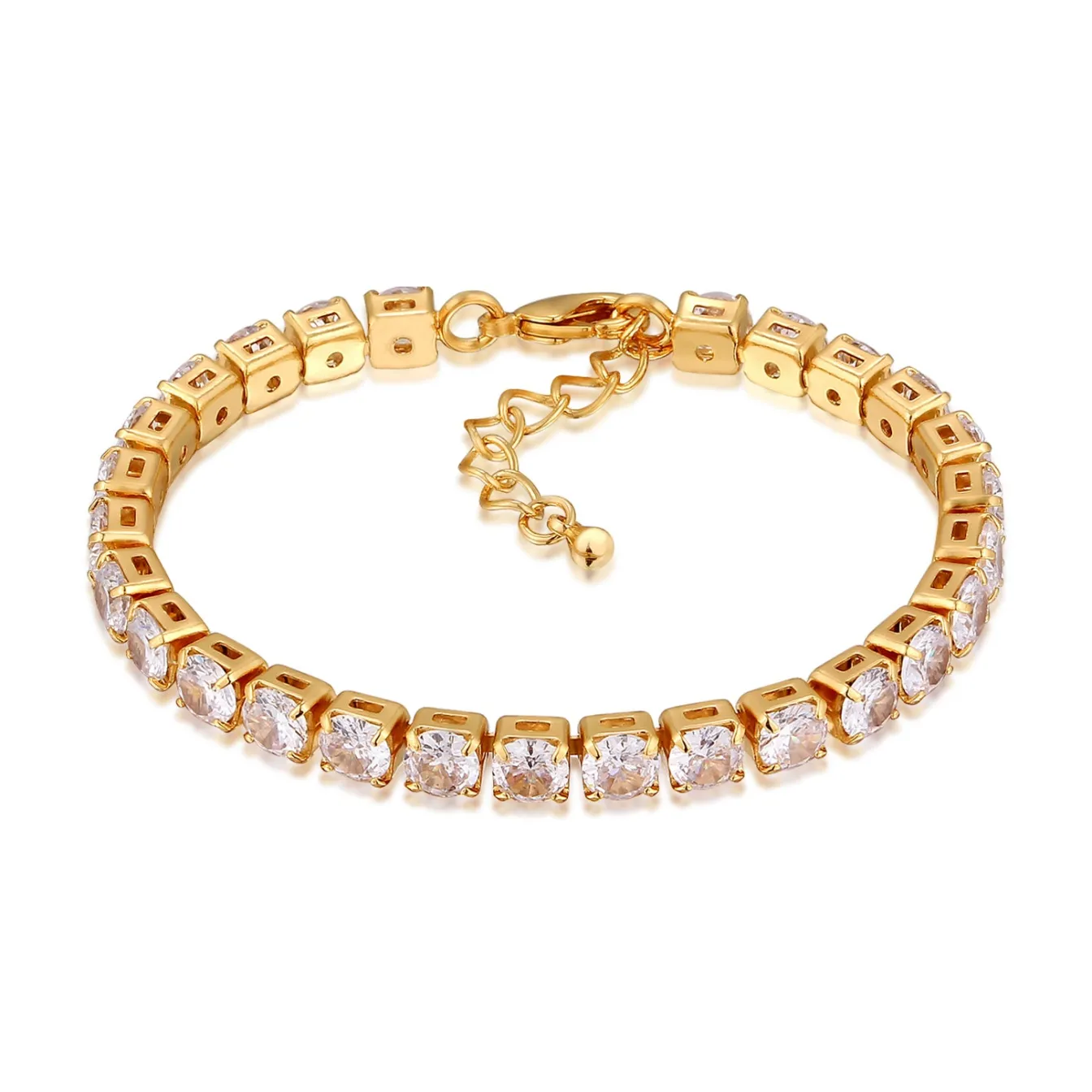 Elli "Armband | Zirkonia (Weiß)< Armbänder