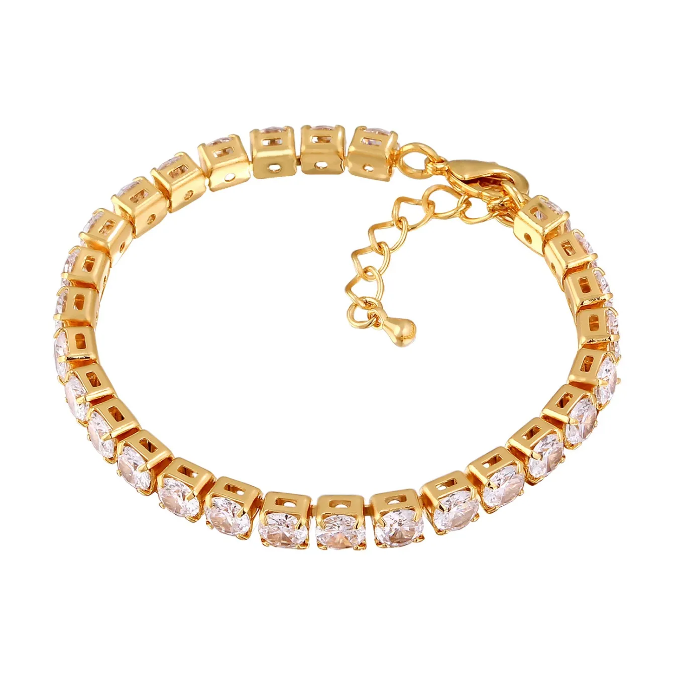 Elli "Armband | Zirkonia (Weiß)< Armbänder