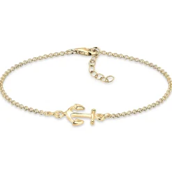 Elli "Armband Anker< Roségold|Symbol-schmuck