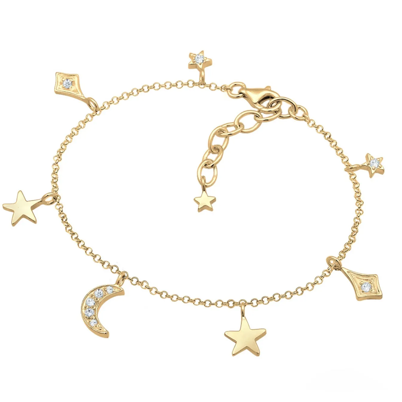 Elli "Armband Astro | Kristall ( Weiß )< Symbol-schmuck|Armbänder