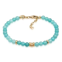 Elli "Armband Beads | Amazonit (Türkis)< Armbänder