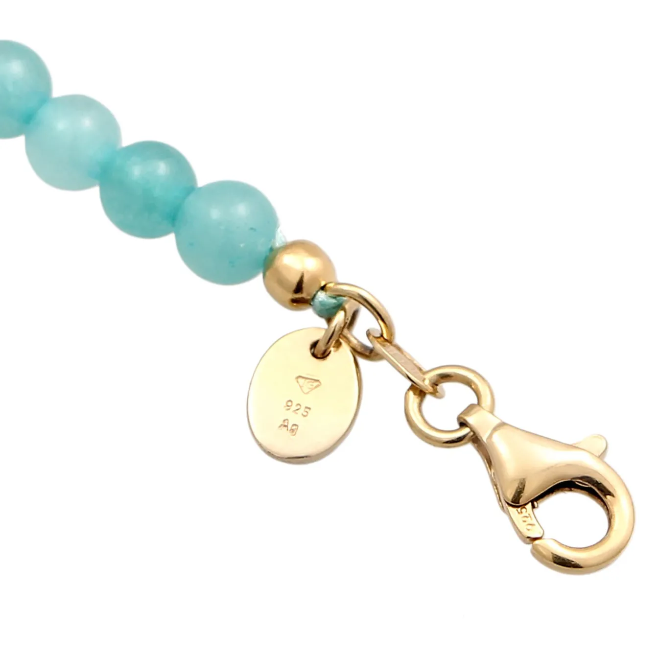 Elli "Armband Beads | Amazonit (Türkis)< Armbänder