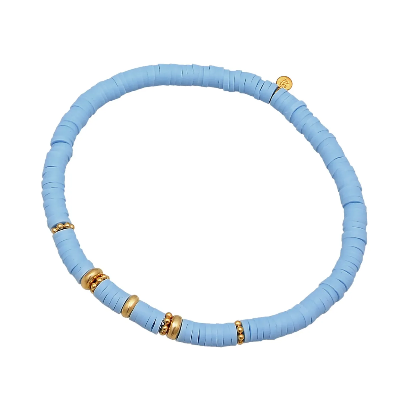 Elli "Armband Beads | Heishi Perlen (Blau)< Perlen|Armbänder
