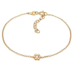 Elli "Armband Blüte | Kristall (Rosa)< Symbol-schmuck|Armbänder