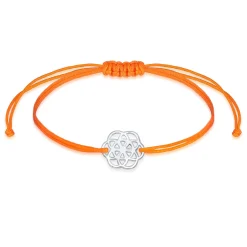Elli "Armband Blume des Lebens | Nylon< Symbol-schmuck|Armbänder