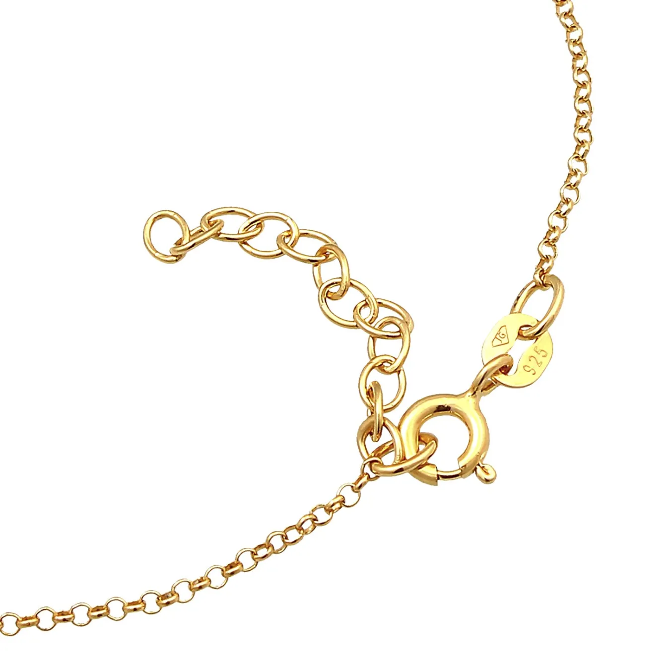 Elli "Armband Buchstabe J | 925er Sterling< Personalisierter Schmuck|Armbänder