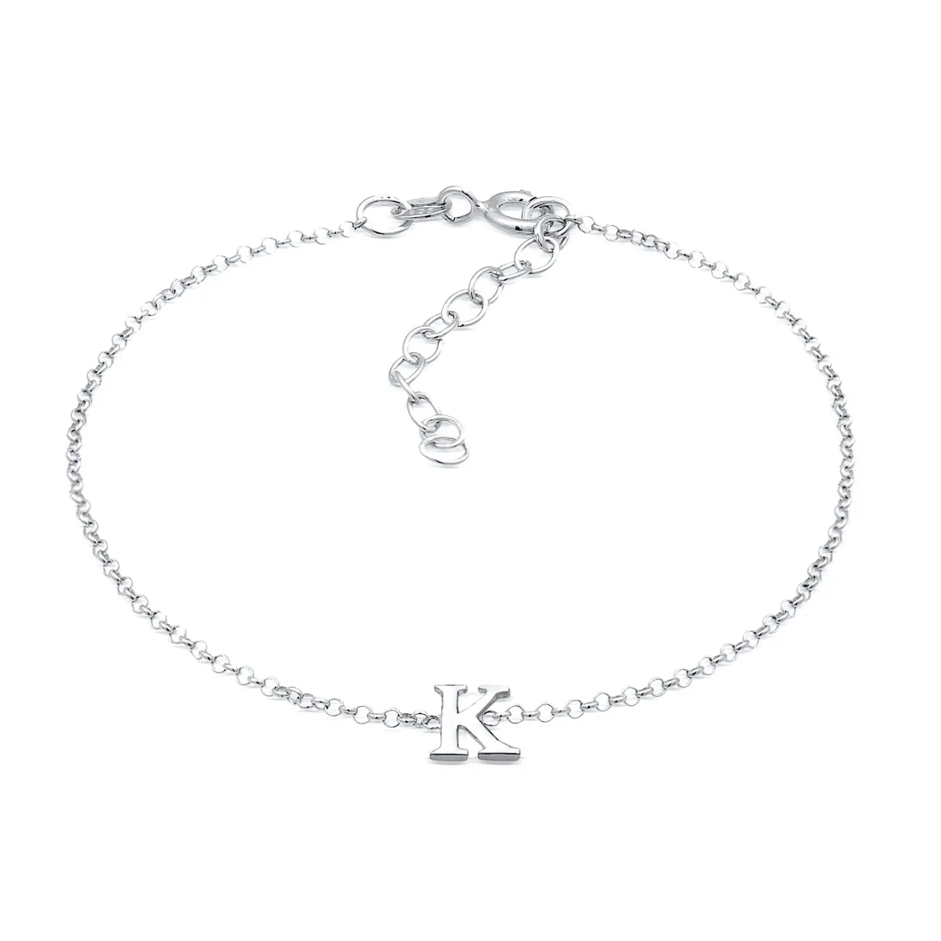 Elli "Armband Buchstabe K< Personalisierter Schmuck|Armbänder