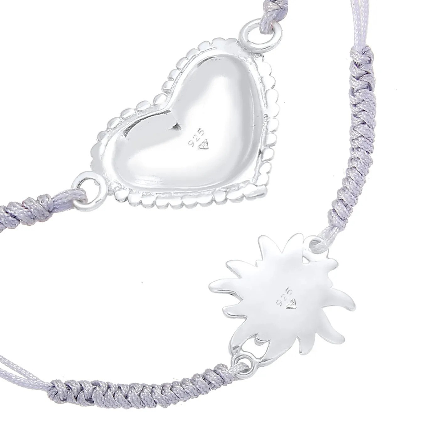 Elli "Armband Edelweiss< Herz-schmuck|Symbol-schmuck