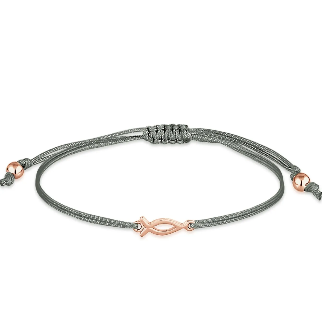 Elli "Armband Fisch | Nylon (Blau)< Roségold|Armbänder