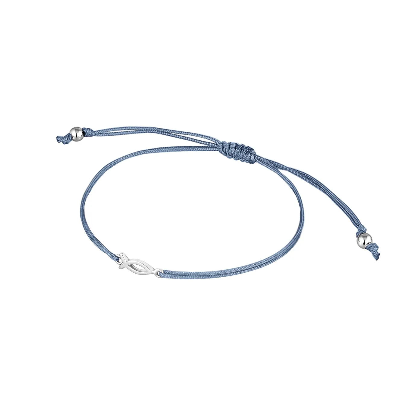 Elli "Armband Fisch | Nylon (Blau)< Roségold|Armbänder