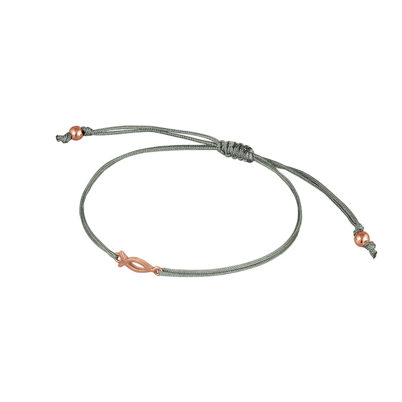 Elli "Armband Fisch | Nylon (Blau)< Roségold|Armbänder