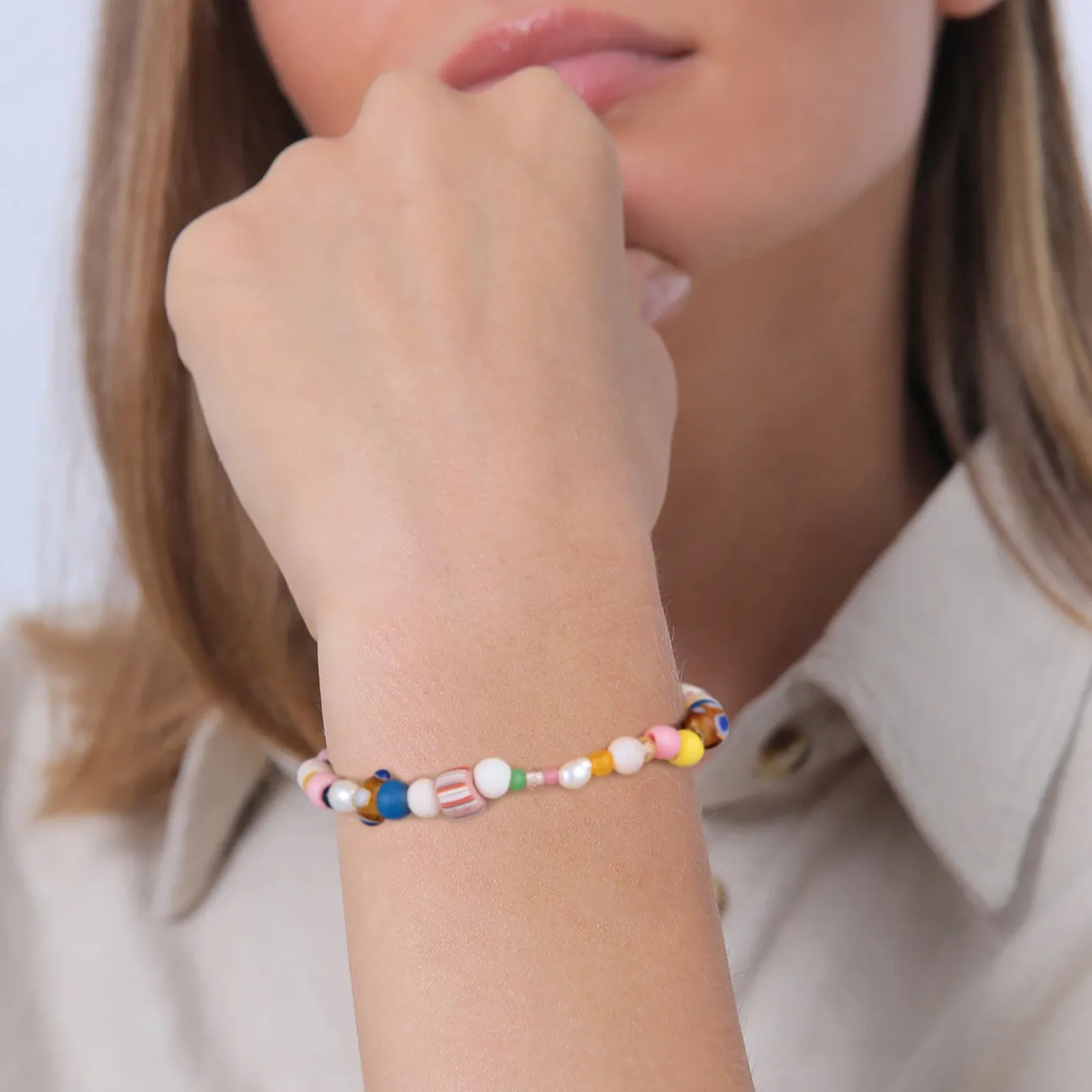 Elli "Armband |Glasperlen< Perlen|Armbänder