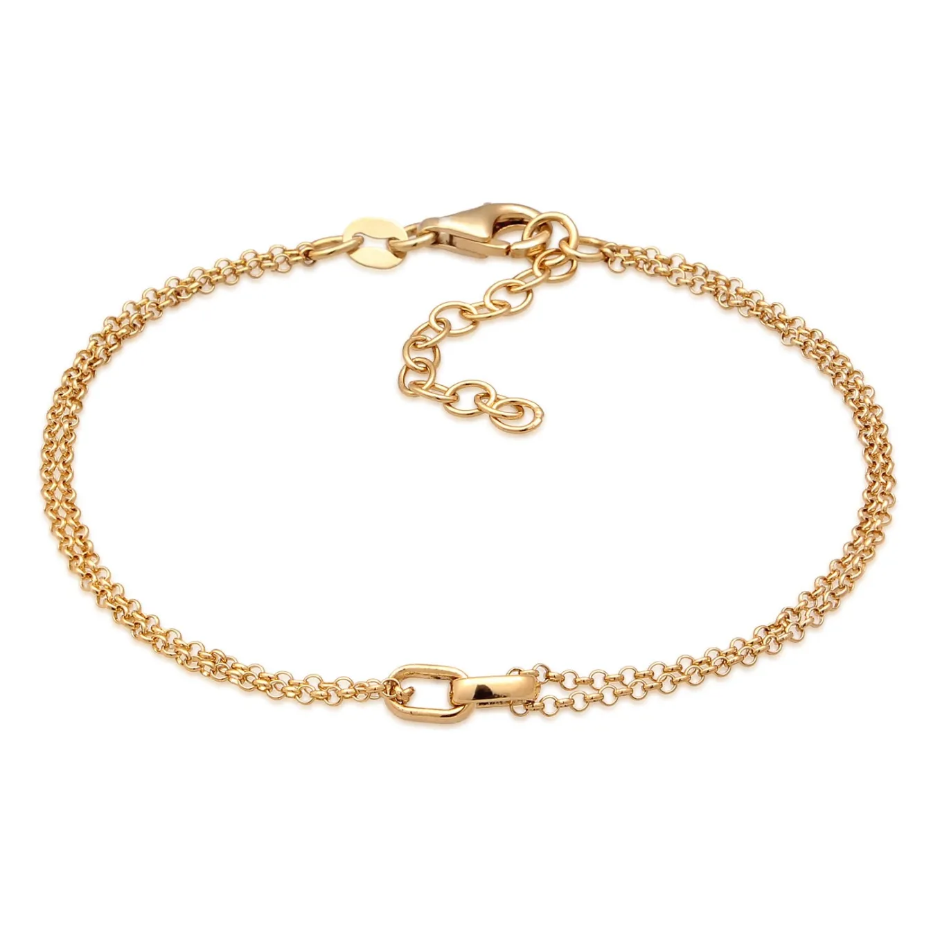 Elli "Armband Gliederelement< Vergoldet|Armbänder