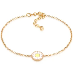 Elli "Armband Gänseblümchen | Emaille< Symbol-schmuck|Armbänder