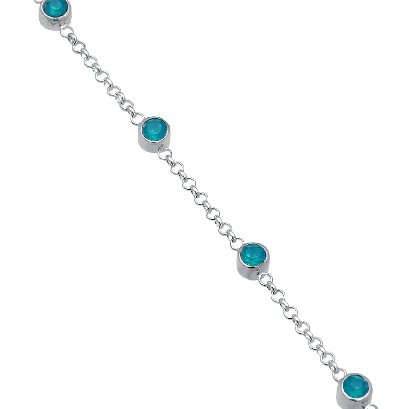 Elli "Armband Handchain | Kristalle (Grün)< Armbänder|Vergoldet