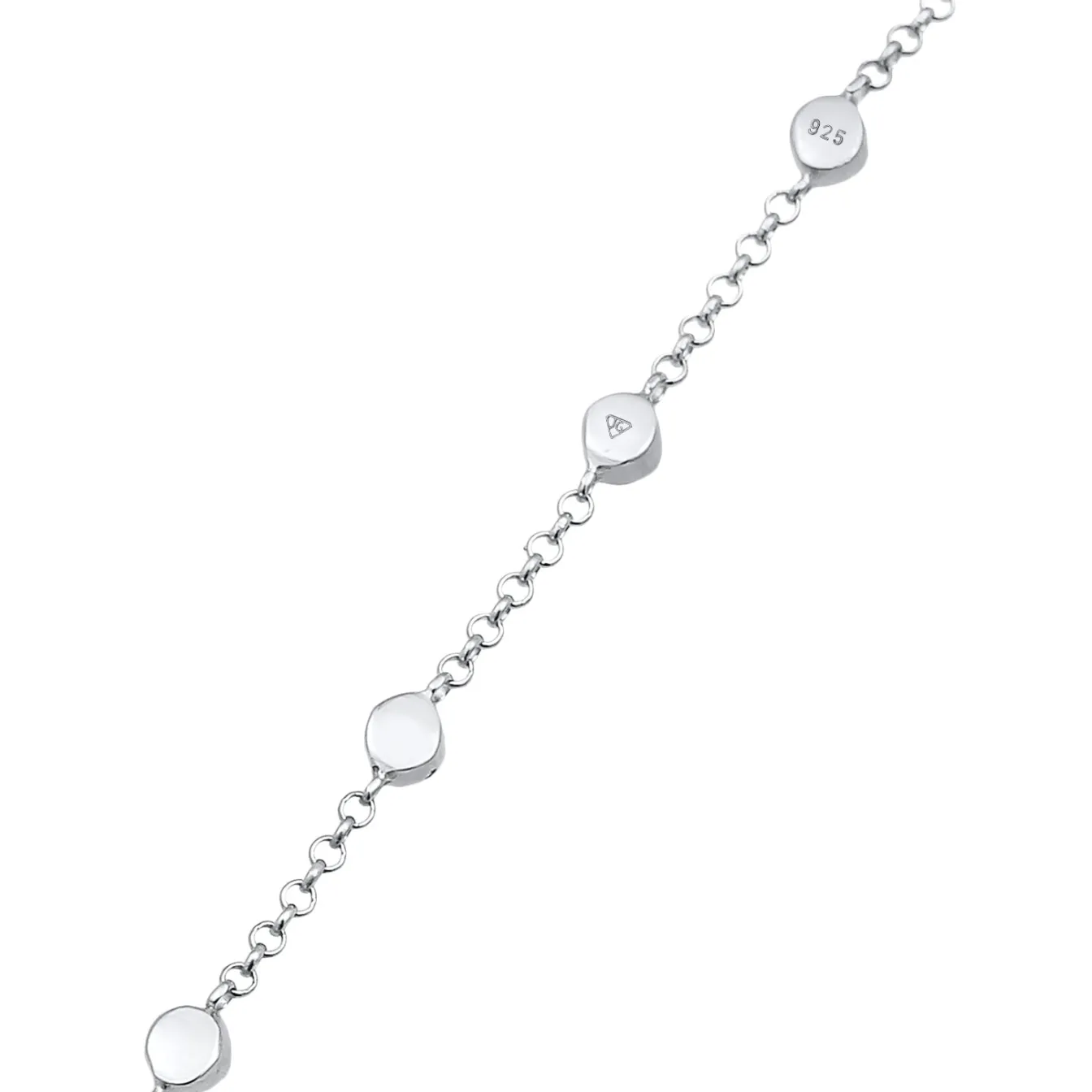 Elli "Armband Handchain | Kristalle (Grün)< Armbänder|Vergoldet