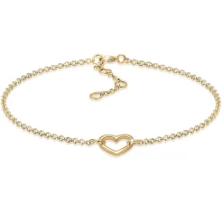 Elli "Armband Herz< Roségold|Vergoldet