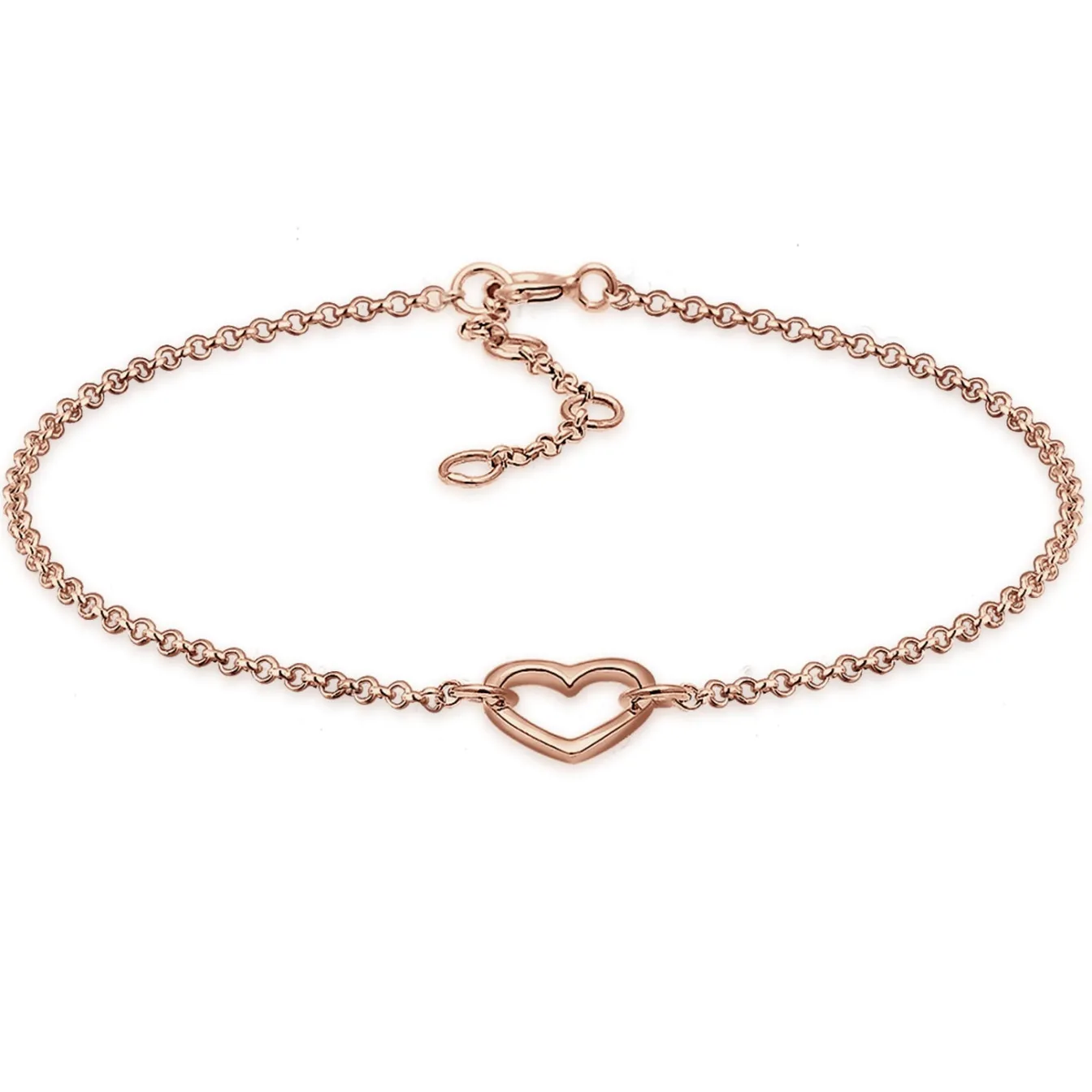 Elli "Armband Herz< Roségold|Vergoldet