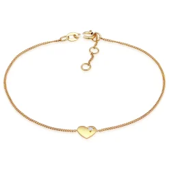 Elli "Armband Herz | Topas (weiß)< Symbol-schmuck|Herz-schmuck
