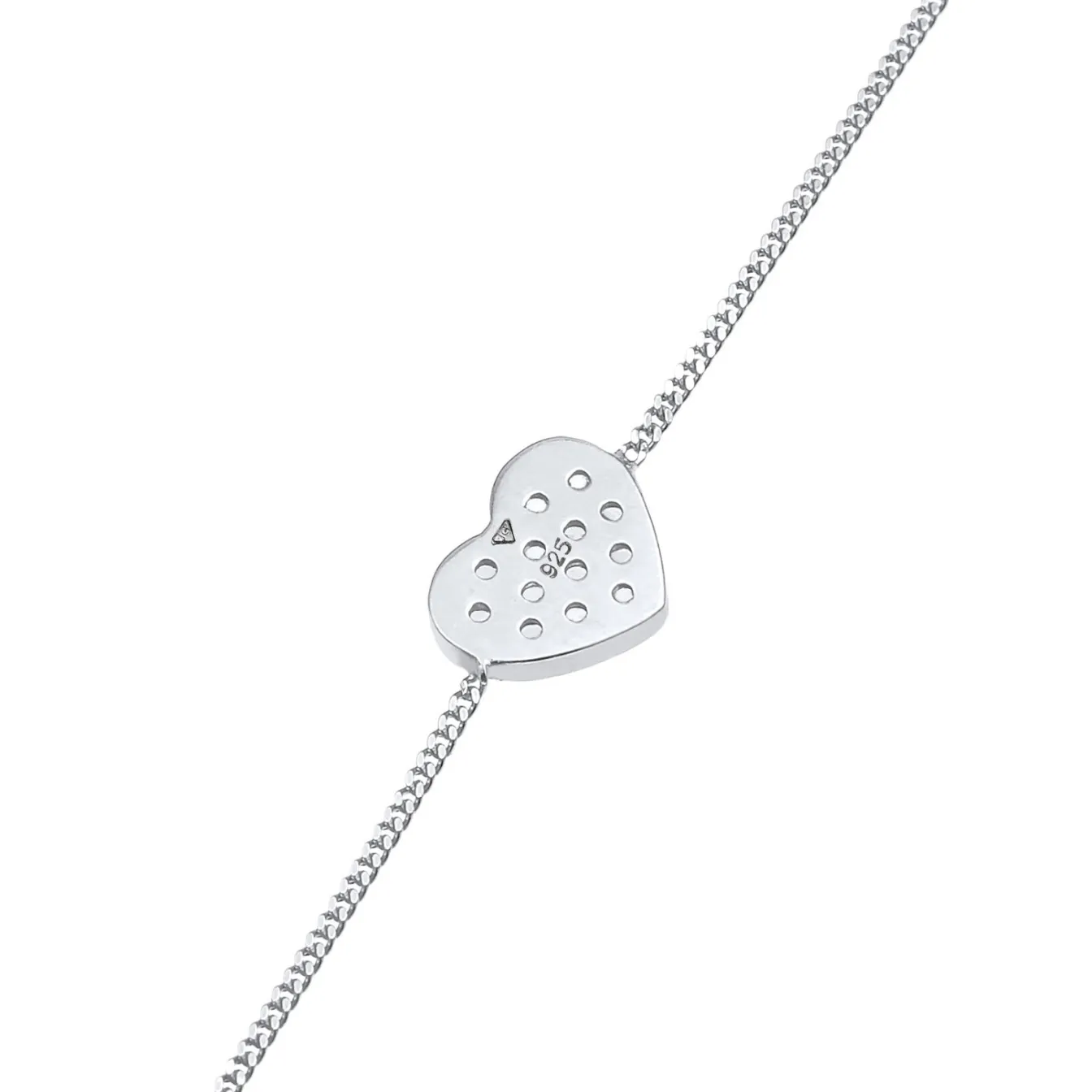 Elli "Armband Herz | Zirkonia ( Weiß )< Symbol-schmuck|Herz-schmuck