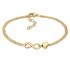Elli "Armband Herz & Infinity< Roségold|Symbol-schmuck