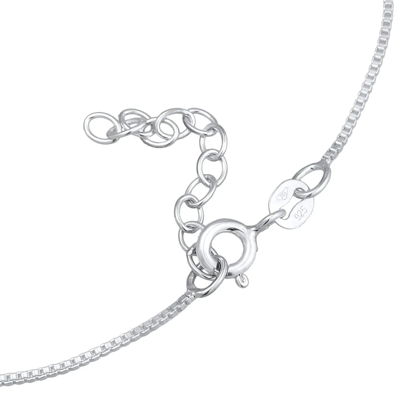 Elli "Armband Herz Anhänger | Kristall (Weiß)< Symbol-schmuck|Herz-schmuck