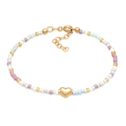 Elli "Armband Herz Beads Bunt | Glasperlen< Perlen|Armbänder