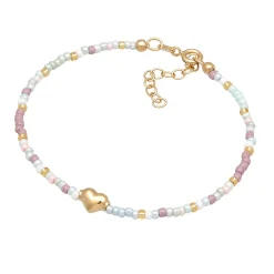 Elli "Armband Herz Beads Bunt | Glasperlen< Perlen|Armbänder