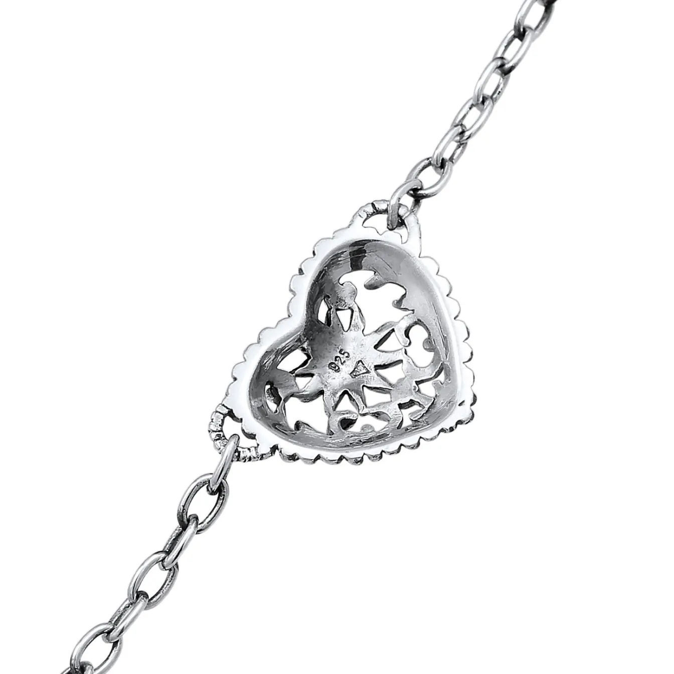 Elli "Armband Herz Edelweiss< Symbol-schmuck|Herz-schmuck