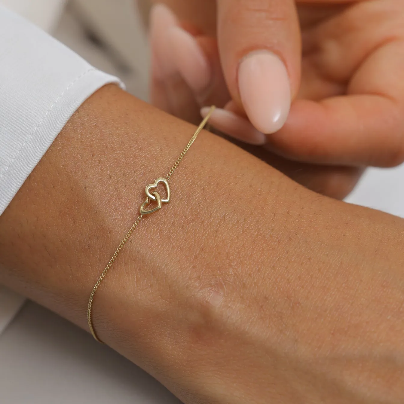 Elli "Armband Herz Verschlungen< Symbol-schmuck|Herz-schmuck