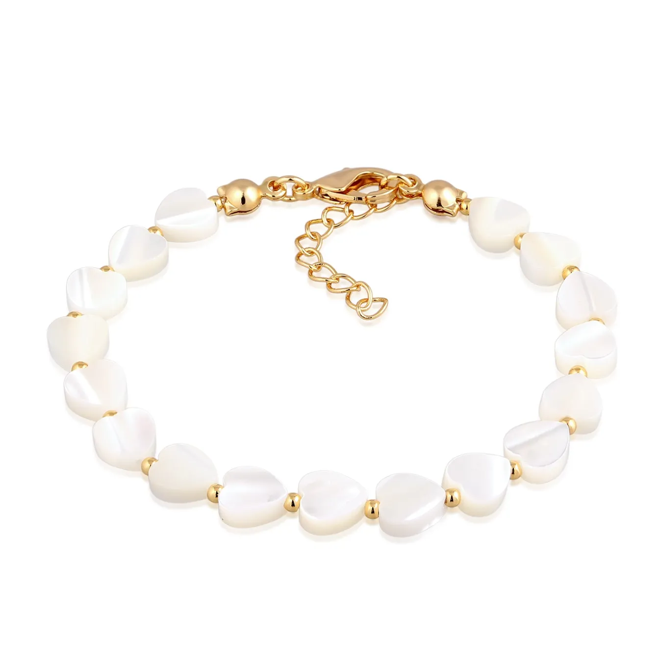 Elli "Armband Herzen | Muschel< Symbol-schmuck|Herz-schmuck