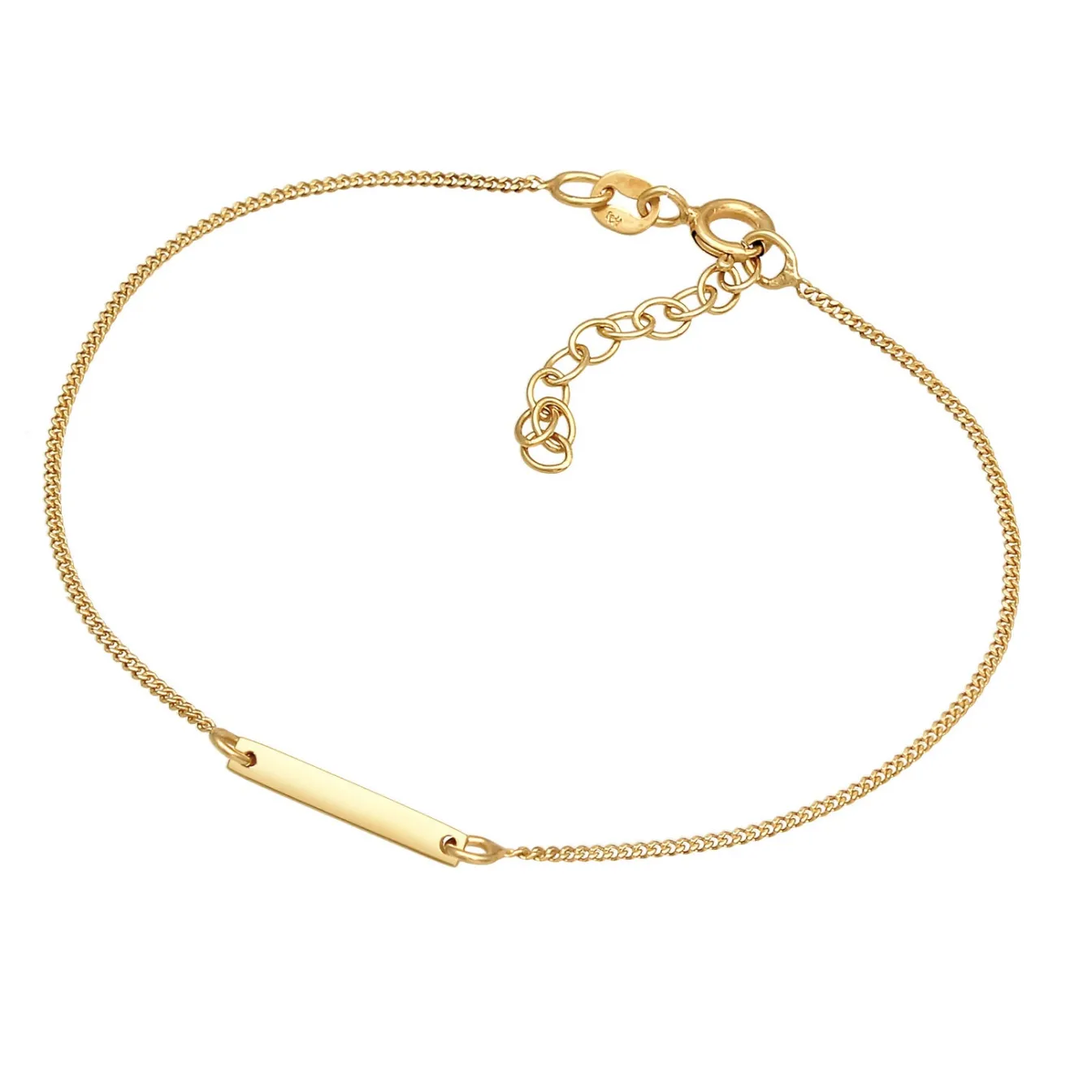 Elli "Armband ID Platte< Armbänder|Silber