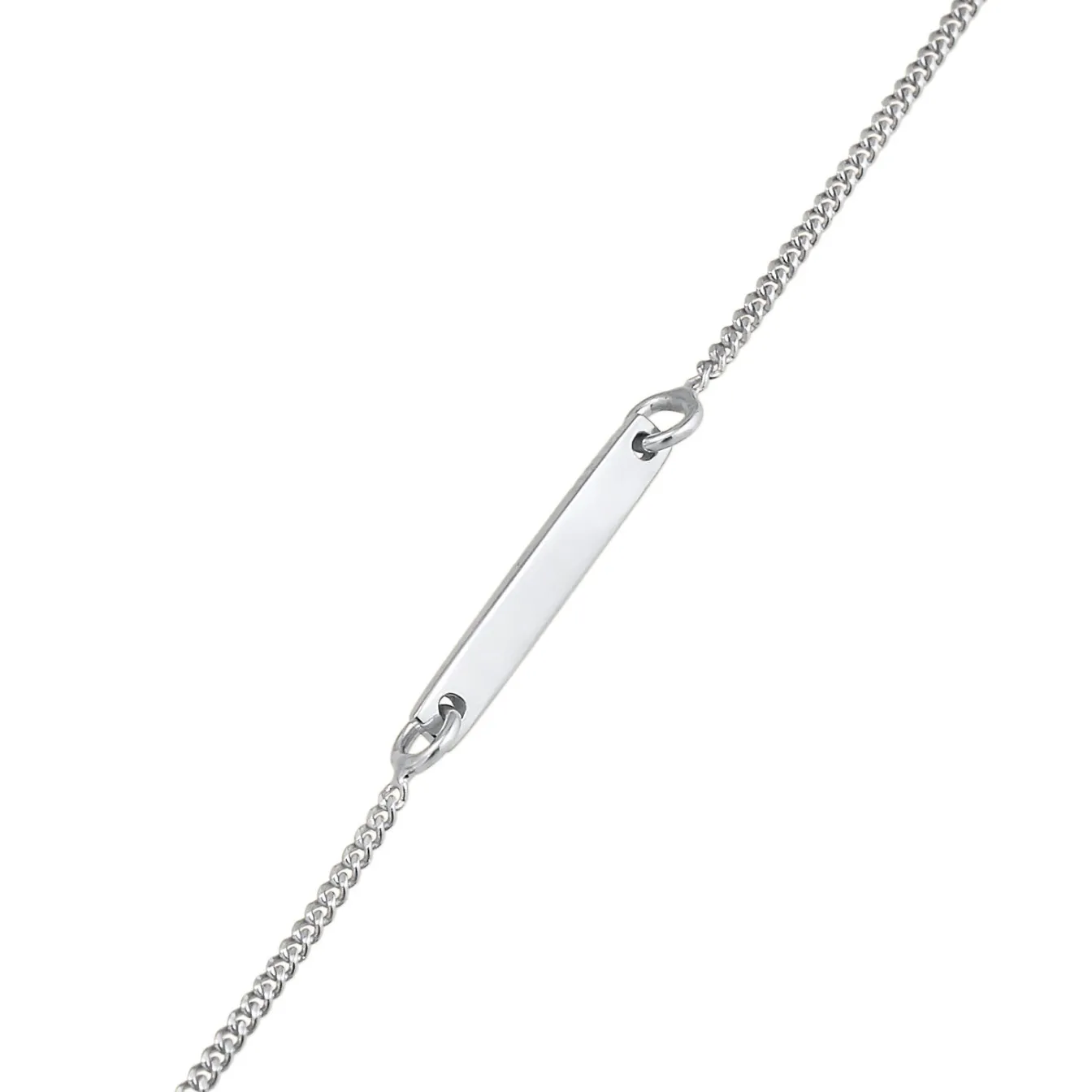 Elli "Armband ID Platte< Armbänder|Silber